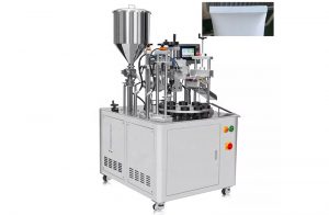 Mesin Pengisian dan Penyegelan Tabung Aluminium Pasta Otomatis