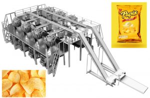 Auto Chips, Popcorn, Snack, Chips Puffed Food Packing System