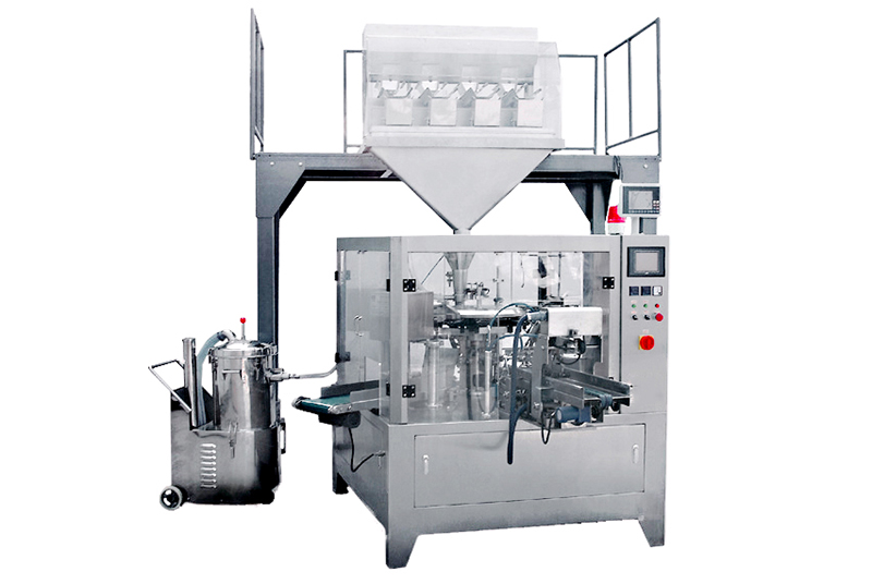 Automatic Fine Particles Rotary Packing Machine With Linear Weigher