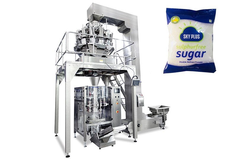 Dispositivo anti-vazamento de máquina automática de pesagem e embalagem de açúcar/sal