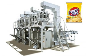 Automatische verticale voedselverpakkingslijnapparatuur