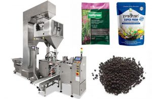 Fertilizer Mini Doypack Packing Machine With Double Head Linear Scale