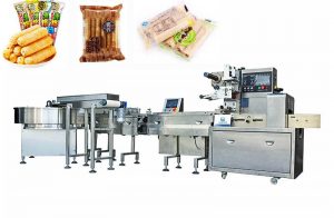 Γραμμή τροφοδοσίας και συσκευασίας μπάρας τροφίμων (HFFS) για σοκολάτα, μπάρα καραμελών