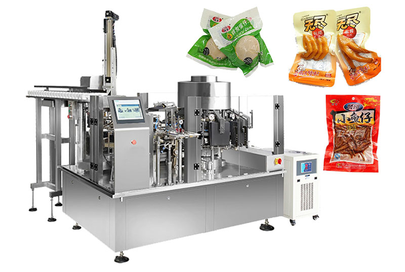 Высококачественная ротационная вакуумная упаковочная машина для пищевых продуктов