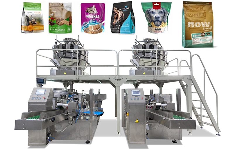 Gránulos de alta velocidad Stand Up Food Pouch Packaging Machine