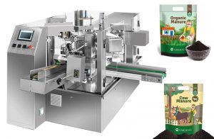 Machine à emballer rotatoire multifonctionnelle de poche de Premade pour l'engrais